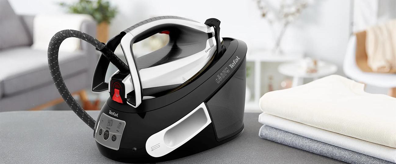 TEFAL SV8156EO Express Vision Σύστημα Σιδερώματος με Δοχείο 1.8Lt Μαύρο