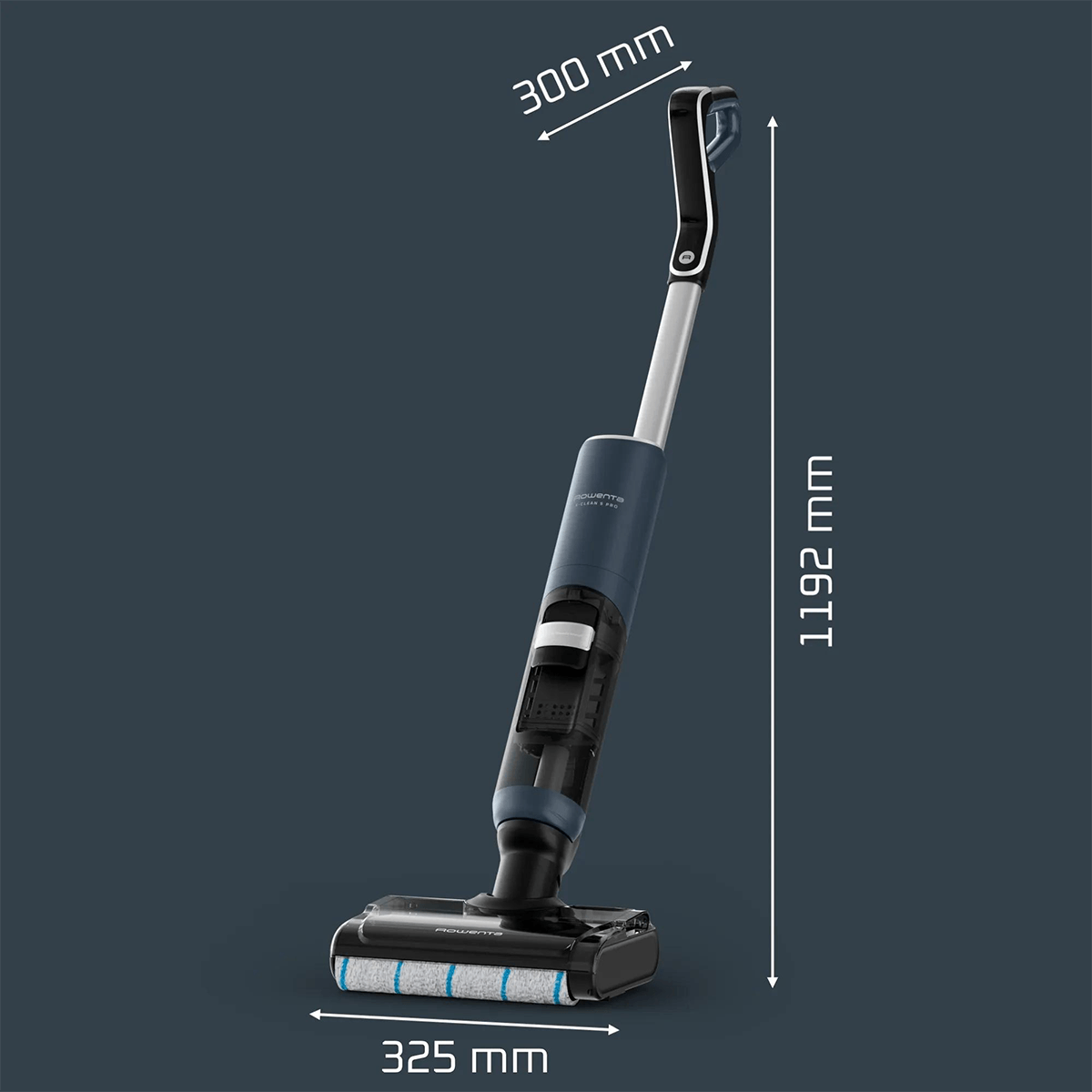 ROWENTA RH6A42WO X-Clean 5 Pro Ασύρματη Σκούπα Stick 2-in-1 Wet & Dry Μπλε - 3