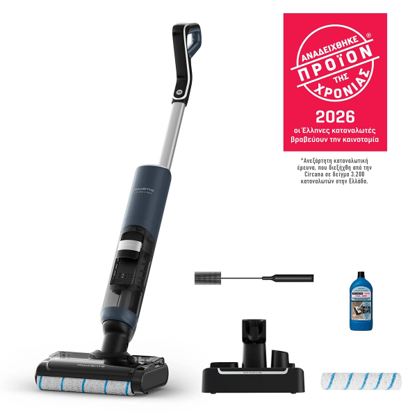ROWENTA RH6A42WO X-Clean 5 Pro Ασύρματη Σκούπα Stick 2-in-1 Wet & Dry