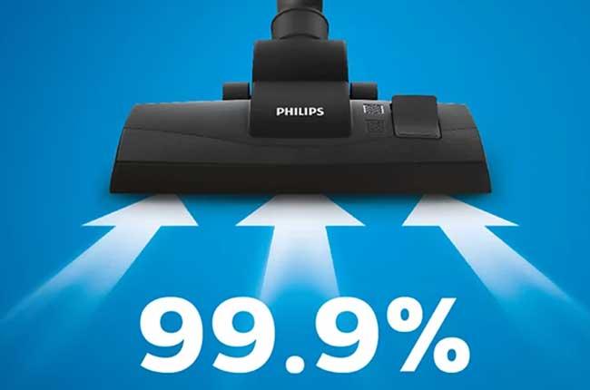 PHILIPS XB2122/09 Bagless Series 2000 Ηλεκτρική Σκούπα με Κάδο 1.3Lt 