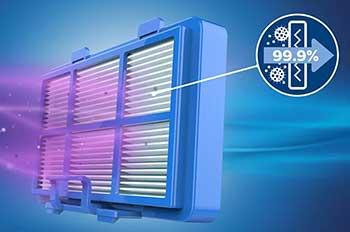 PHILIPS XB2122/09 Bagless Series 2000 Ηλεκτρική Σκούπα με Κάδο 1.3Lt 
