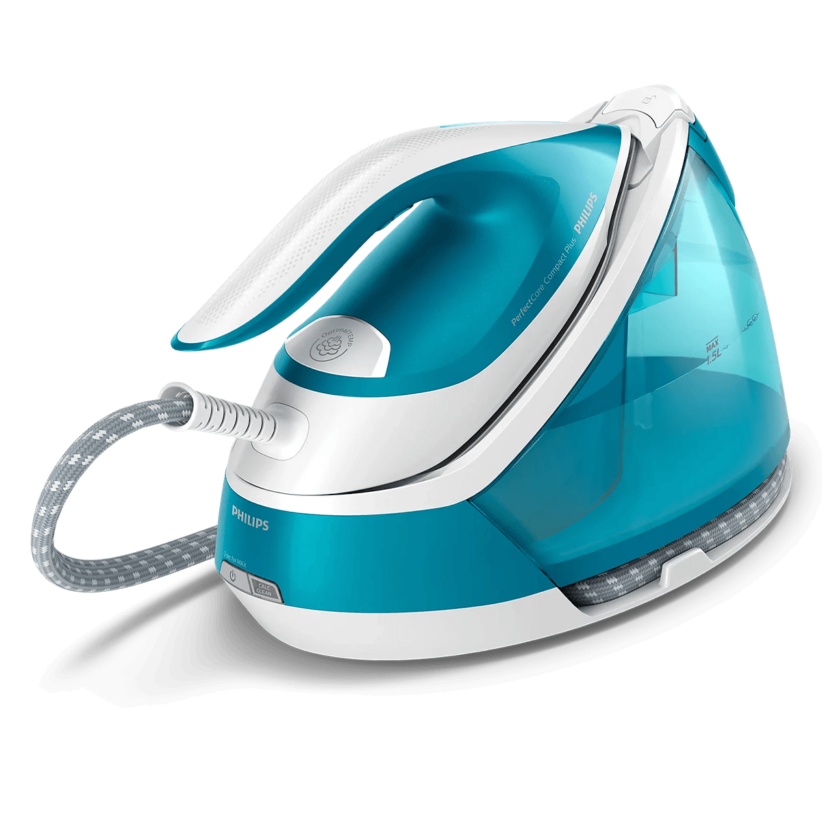 PHILIPS GC7920/20 PerfectCare Series Compact Plus Σύστημα Σιδερώματος με Δοχείο 1.5Lt Τυρκουάζ - 5