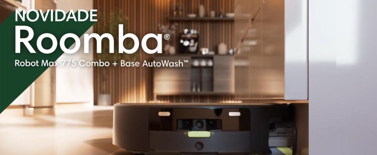 iRobot Roomba Plus Combo 775 + Βάση AutoWash Σκούπα Ρομπότ για Σκούπισμα και Σφουγγάρισμα