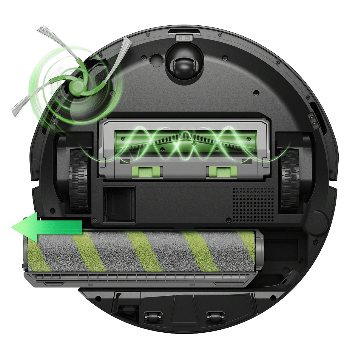 iRobot Roomba Plus Combo 675 + Βάση AutoWash Σκούπα Ρομπότ για Σκούπισμα και Σφουγγάρισμα Μαύρη - 2