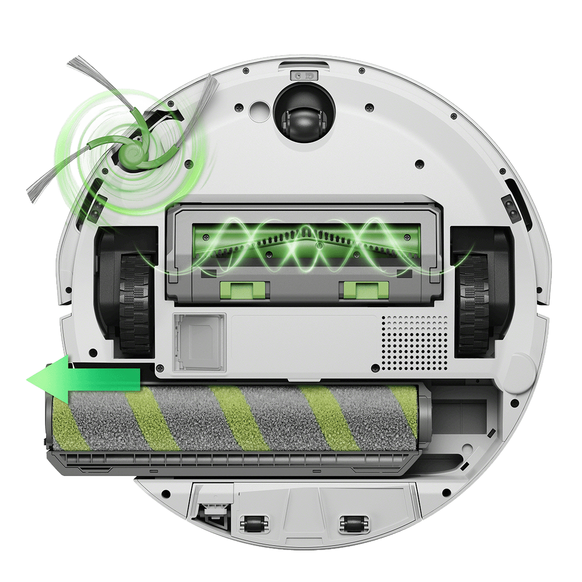 iRobot Roomba Plus Combo 675 + Βάση AutoWash Σκούπα Ρομπότ για Σκούπισμα και Σφουγγάρισμα Λευκή - 2