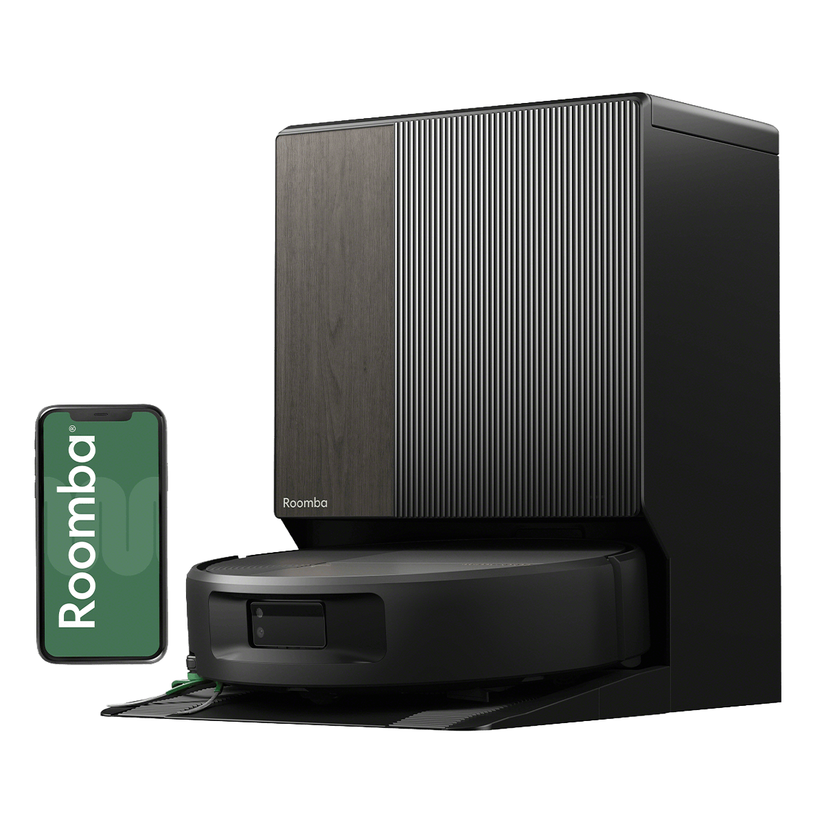 iRobot Roomba Max 875 + Βάση AutoWash Σκούπα Ρομπότ για Σκούπισμα και Σφουγγάρισμα Μαύρη