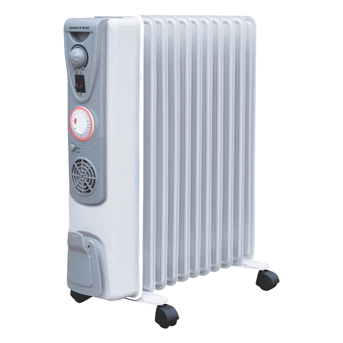 UNITED UHR-865 Καλοριφέρ Λαδιού 2500W Λευκό