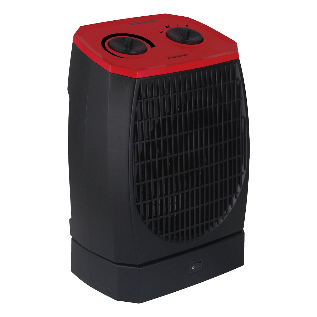 UNITED UHF-847 Αερόθερμο Δαπέδου 2000W Μαύρο