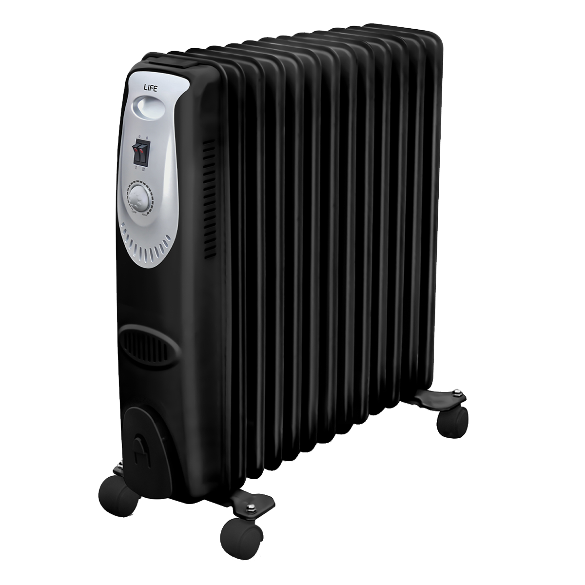 LIFE Comfy XL Dark Ηλεκτρικό Καλοριφέρ 2500W Μαύρο