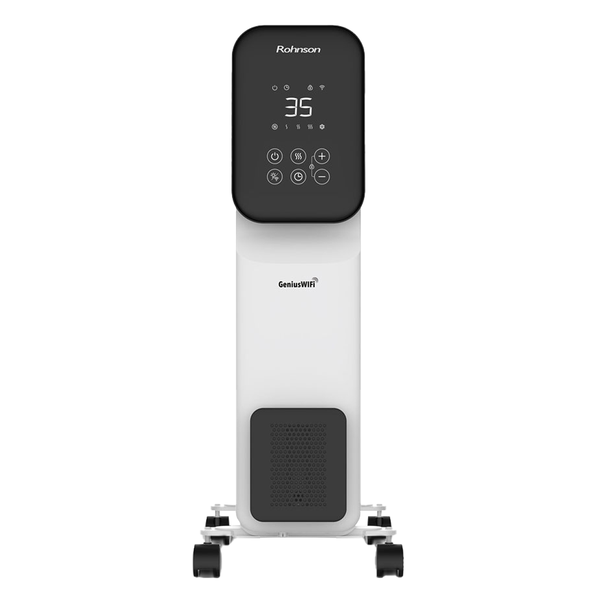 ROHNSON R-2511-23 Καλοριφέρ Λαδιού 2500W Λευκό - 2