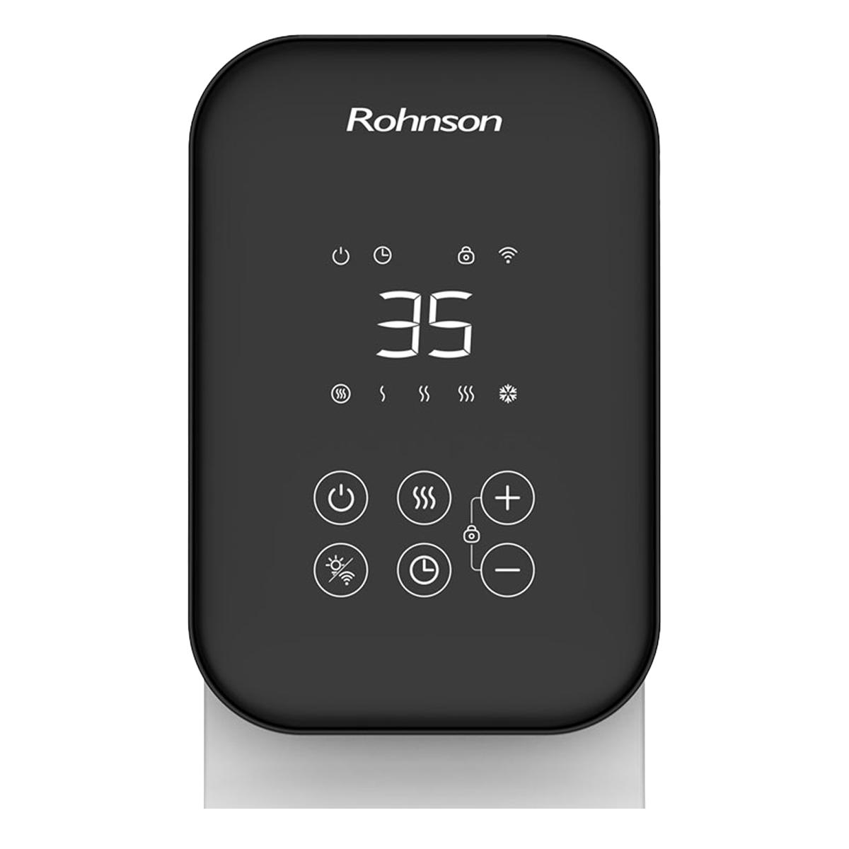 ROHNSON R-2511-23 Καλοριφέρ Λαδιού 2500W Λευκό - 3