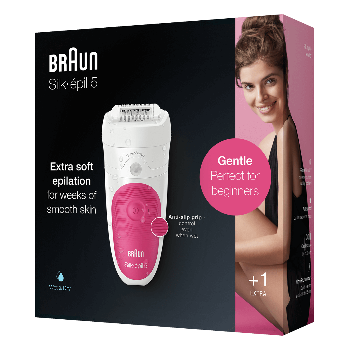 BRAUN SES5-500 Silk-epil Αποτριχωτική Μηχανή Λευκό - 3