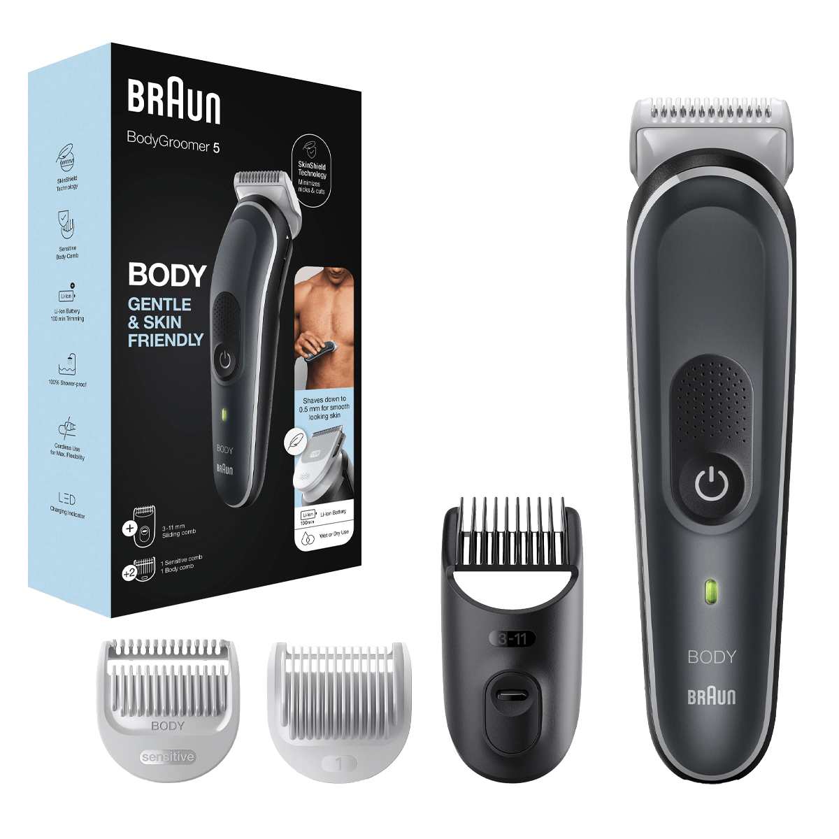 BRAUN BG5340 Series 5 Ξυριστική Σώματος Μαύρο - 2