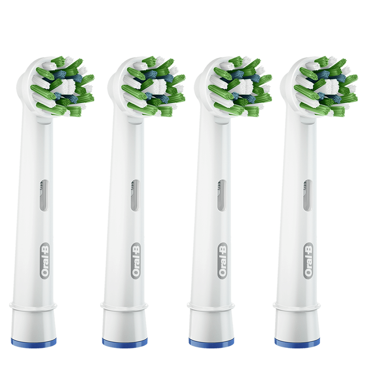 ORAL - B Cross Action Ανταλλακτικές Κεφαλές 4τμχ Λευκό