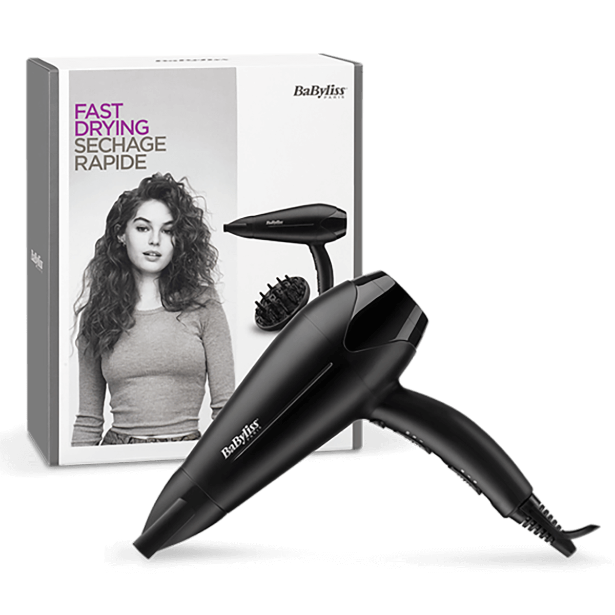 BABYLISS D563DE Power Dry Σεσουάρ 2100W Μαύρο - 4