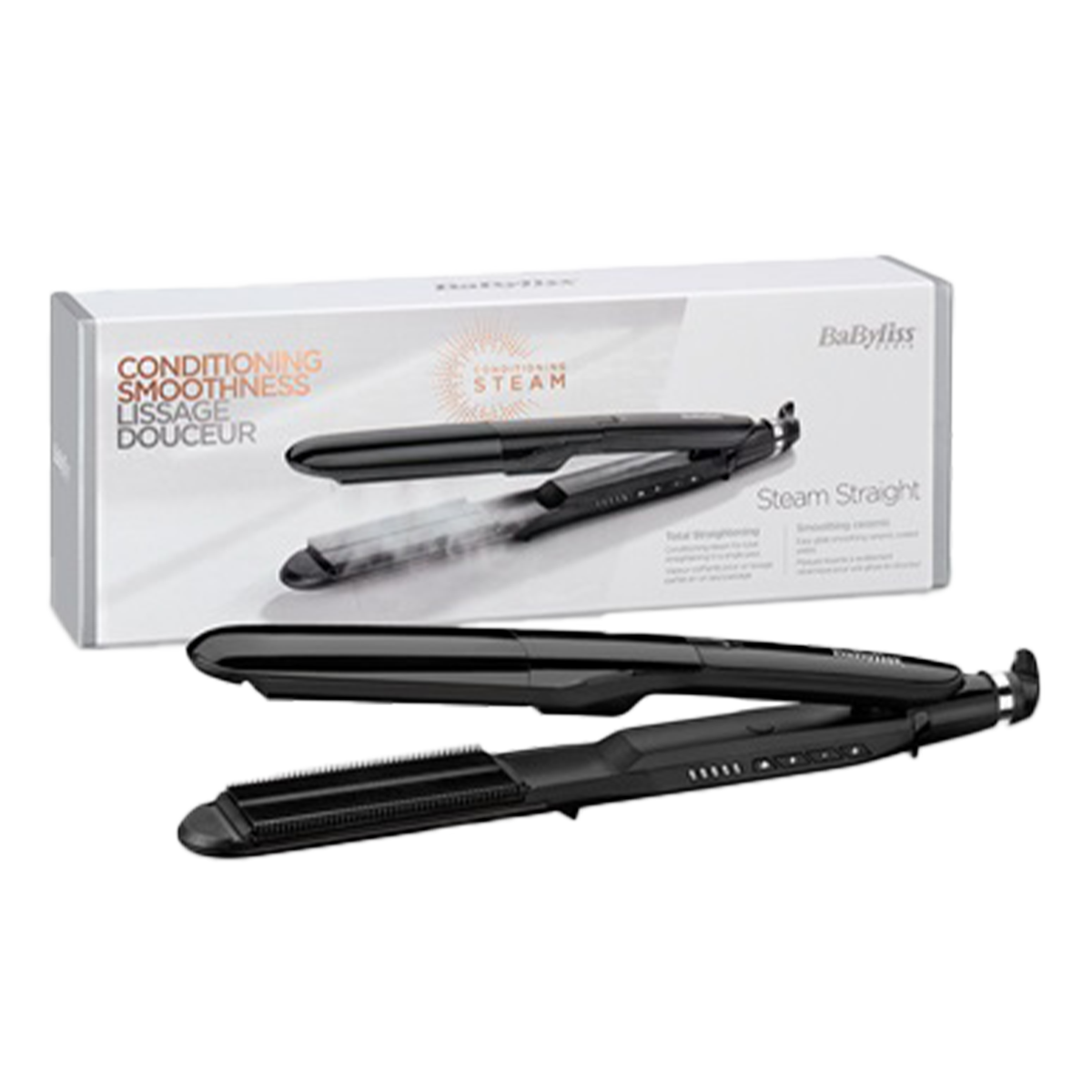 BABYLISS ST492E Steam Straight Ισιωτική Μαλλιών Μαύρο - 3