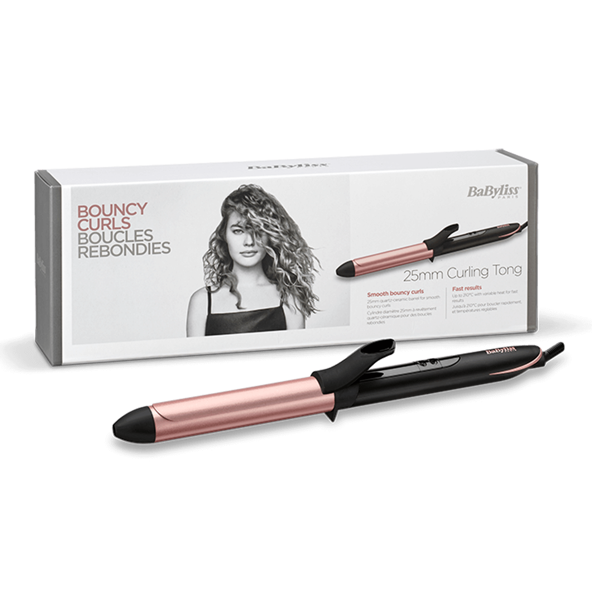 BABYLISS C451E Ψαλίδι Μαλλιών 25mm Ροζ - 3