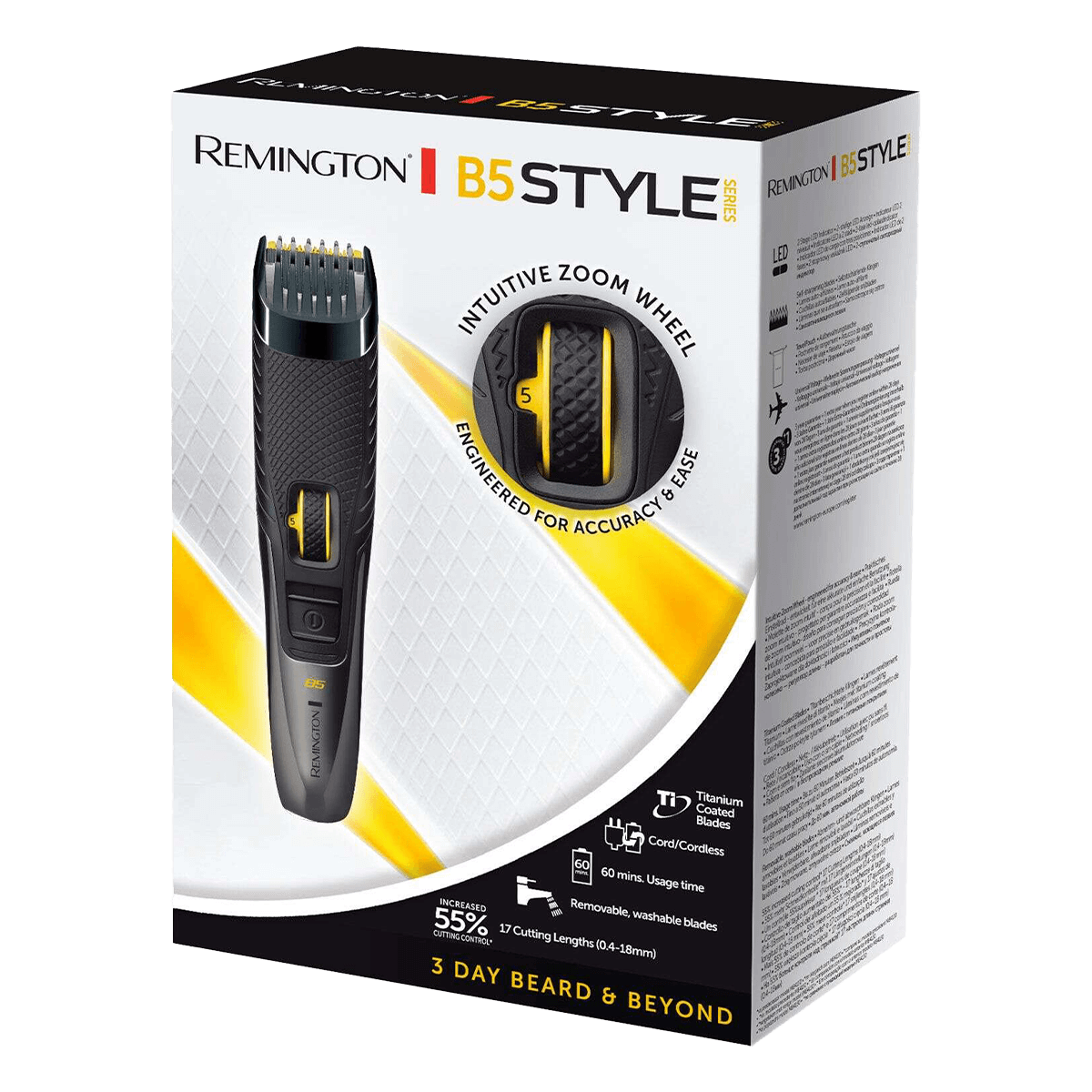 REMINGTON MB5000 B5 Series Trimmer Μηχανή Μαύρο - 3
