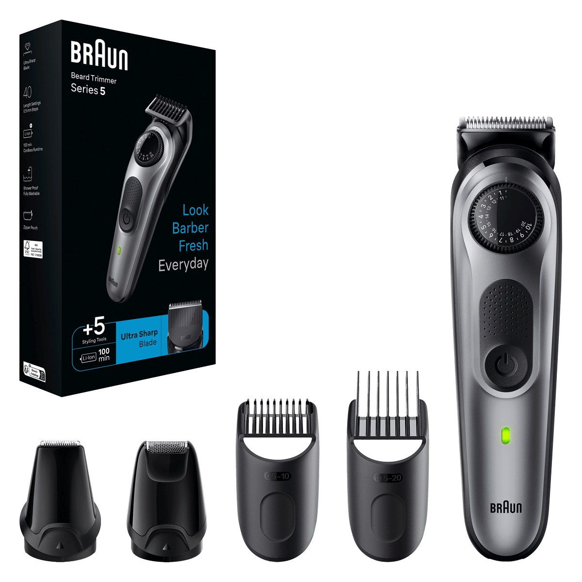BRAUN ΒΤ5440 Styler Series 5 Σετ Ανδρικής Περιποίησης Μαύρο