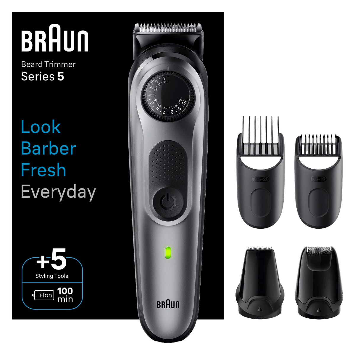 BRAUN ΒΤ5440 Styler Series 5 Σετ Ανδρικής Περιποίησης Μαύρο - 2