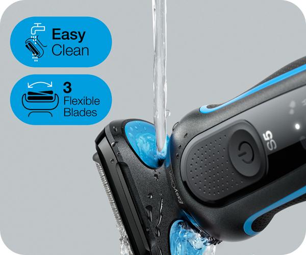 BRAUN 51-B1000s EasyClean Series 5 easy clean