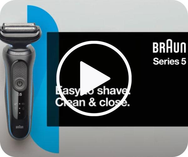 BRAUN 51-B1000s EasyClean Series 5 video