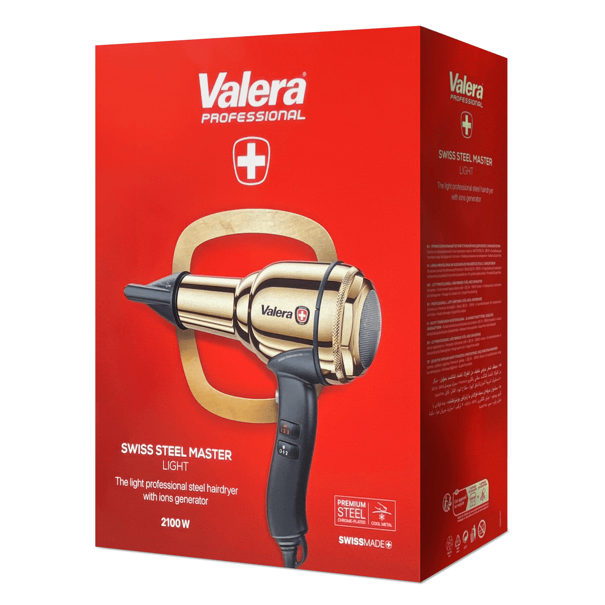 VALERA Swiss Steel Master Σεσουάρ Μαλλιών 2100W Χρυσό - 3