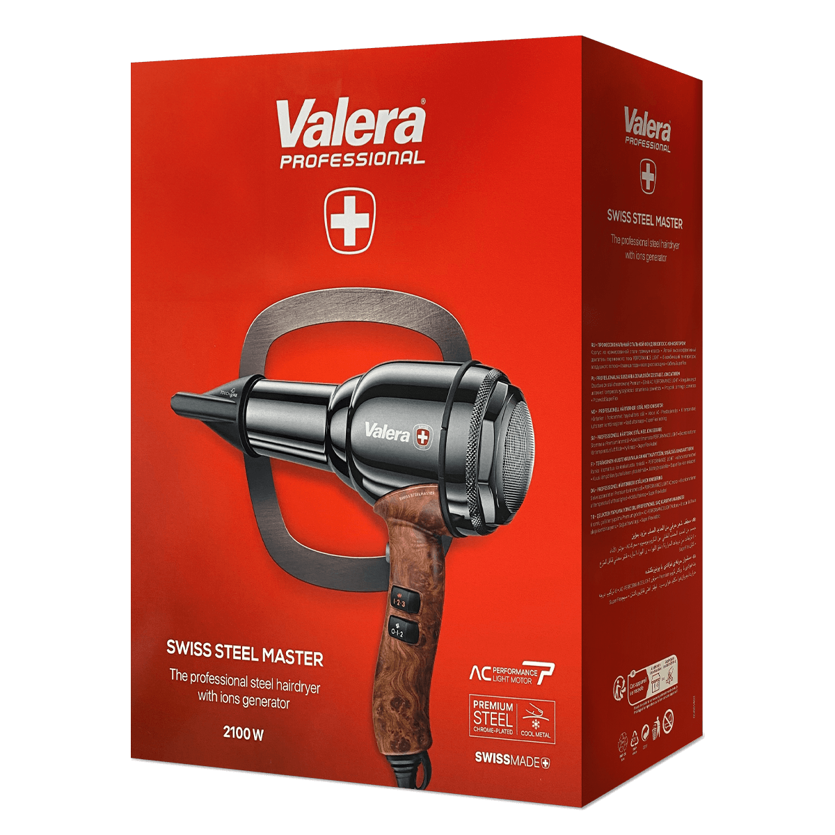 VALERA Swiss Steel Master Σεσουάρ Μαλλιών 2100W Μαύρο - 5