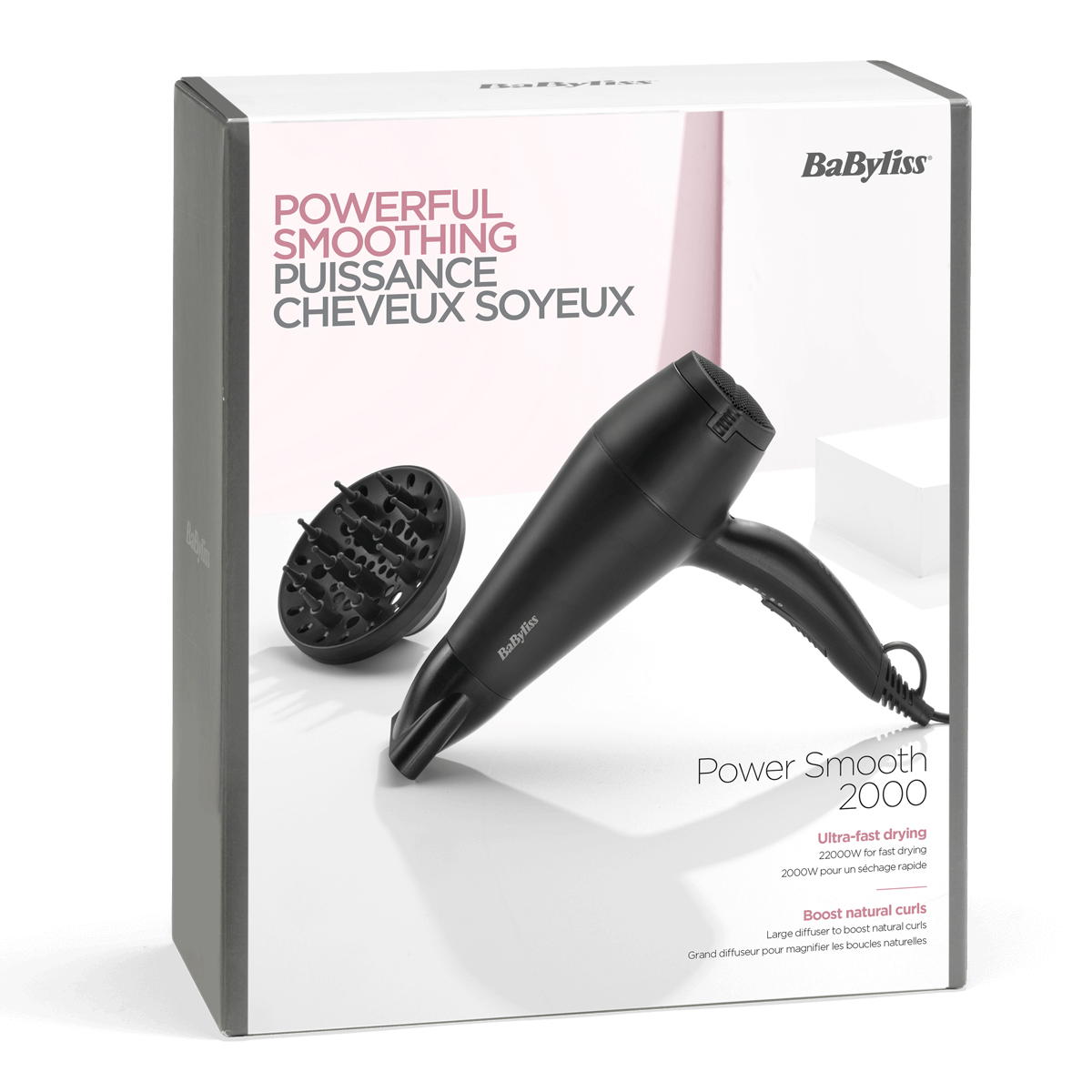 BABYLISS D215DE Power Smooth Σεσουάρ Μαλλιών 2000W Μαύρο - 4