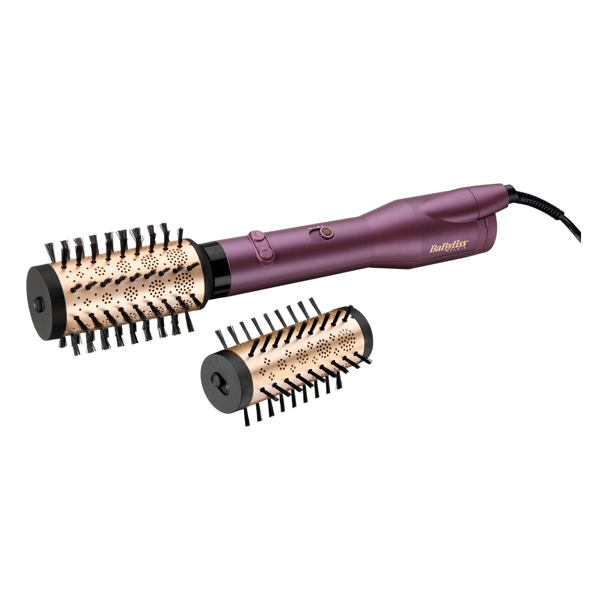 BABYLISS AS950 Big Hair Dual Ηλεκτρική Βούρτσα Μαλλιών 2 σε 1 Μωβ