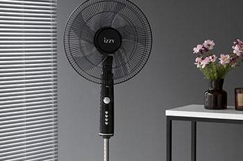 IZZY IZ-9041 Ανεμιστήρας Δαπέδου 70W Μαύρο