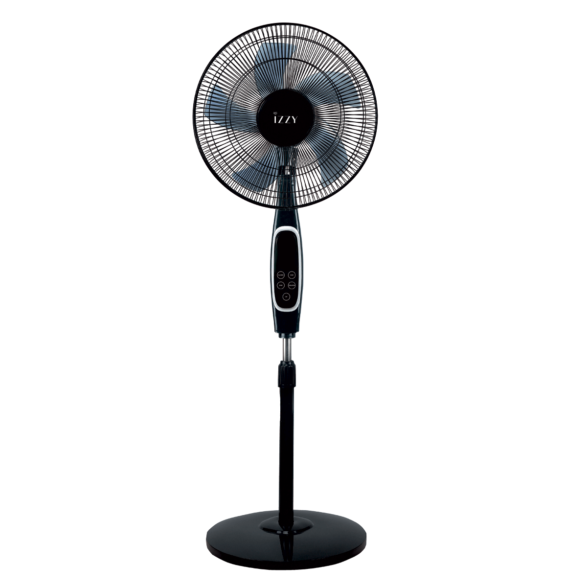IZZY IZ-9042 Ανεμιστήρας Δαπέδου με Τηλεχειριστήριο 70W Μαύρο