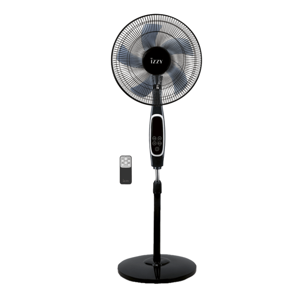 IZZY IZ-9042 Ανεμιστήρας Δαπέδου με Τηλεχειριστήριο 70W Μαύρο - 2
