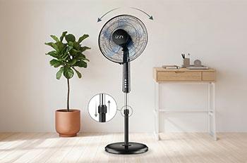 IZZY IZ-9002+ Ανεμιστήρας Δαπέδου με Τηλεχειριστήριο 70W