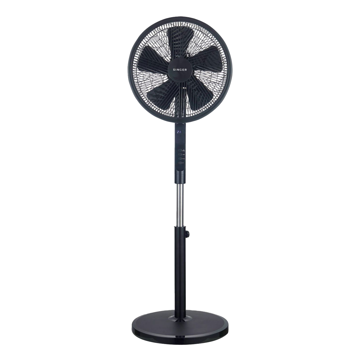 SINGER 7020/01BL Ανεμιστήρας Δαπέδου με Τηλεχειριστήριο 55W Μαύρο - 2