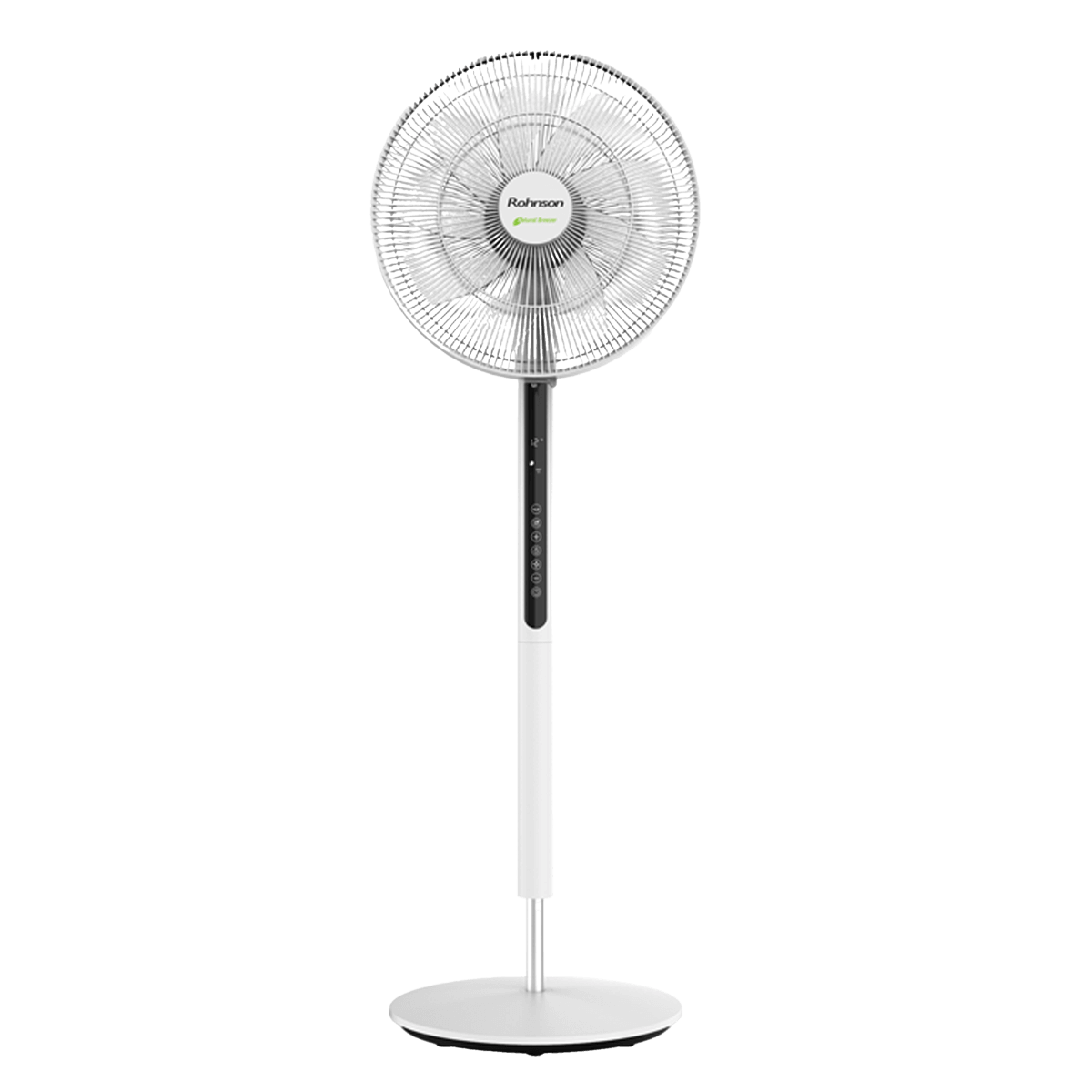 ROHNSON R-8650 Natural Breezer Ανεμιστήρας Δαπέδου με Τηλεχειριστήριο 33W Λευκό