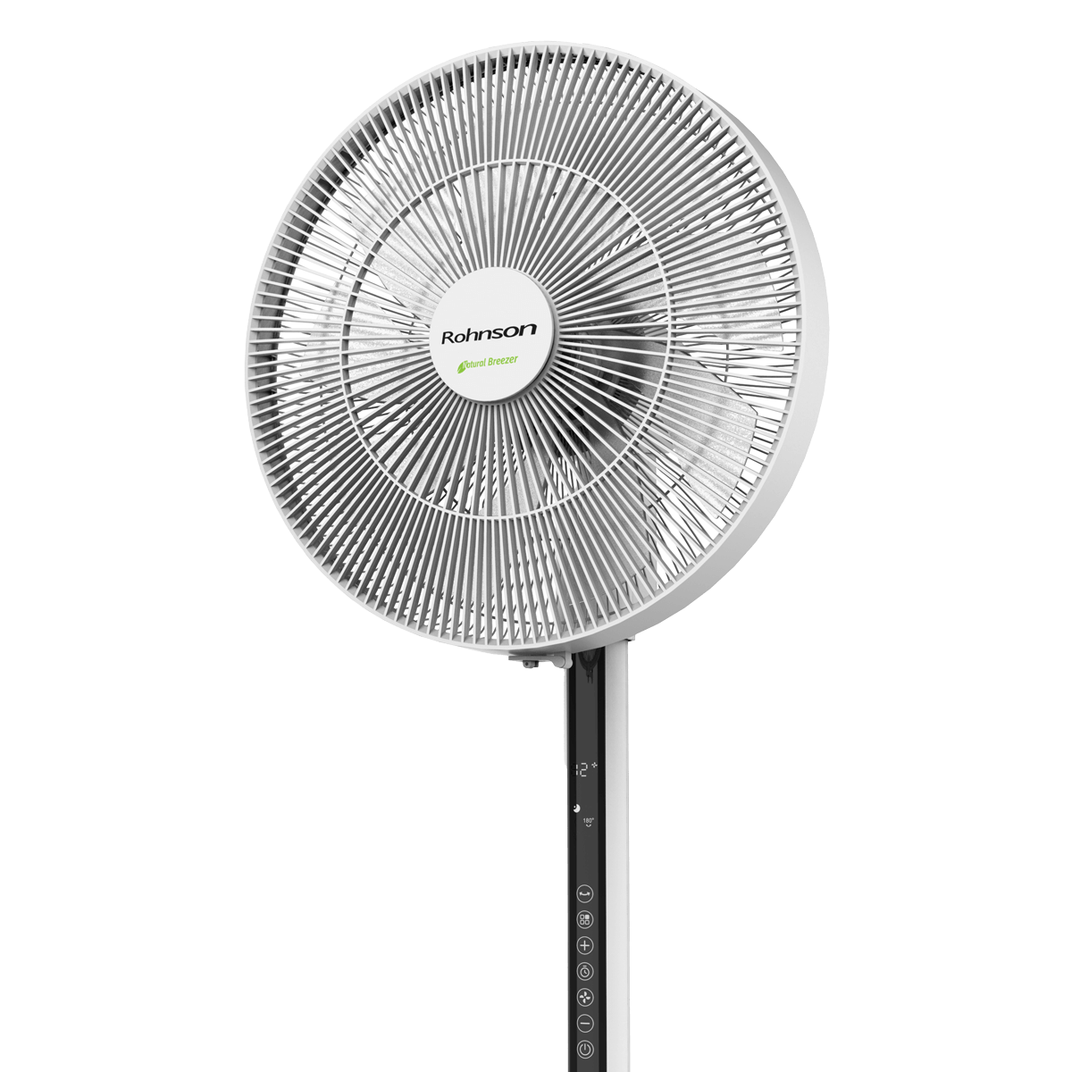 ROHNSON R-8650 Natural Breezer Ανεμιστήρας Δαπέδου με Τηλεχειριστήριο 33W Λευκό - 3