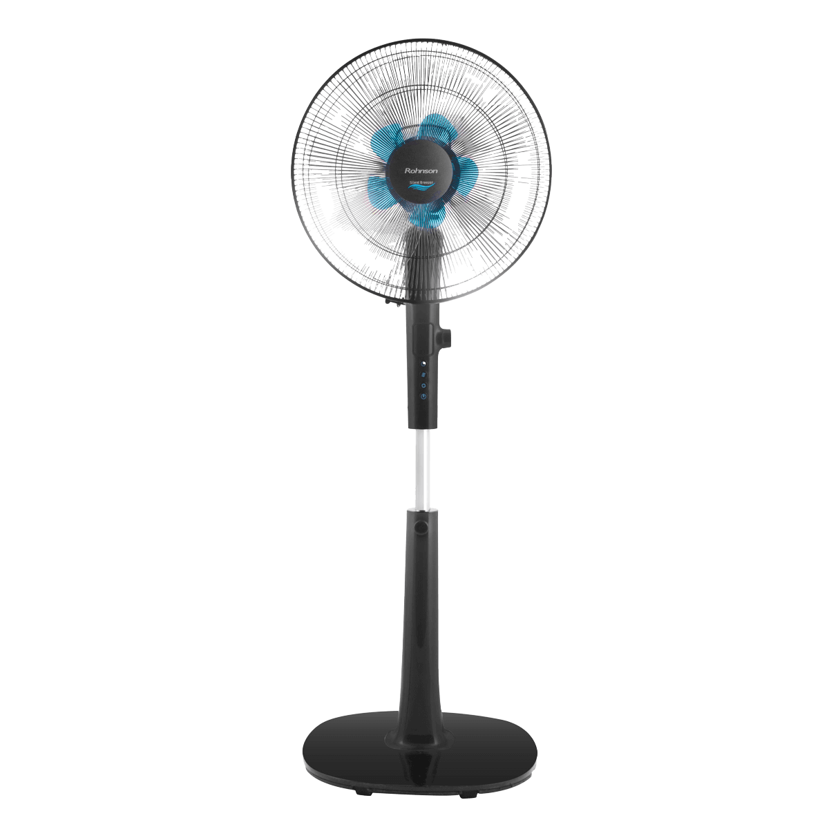 ROHNSON R-8600 Ανεμιστήρας Δαπέδου με Τηλεχειριστήριο 28W Μαύρο