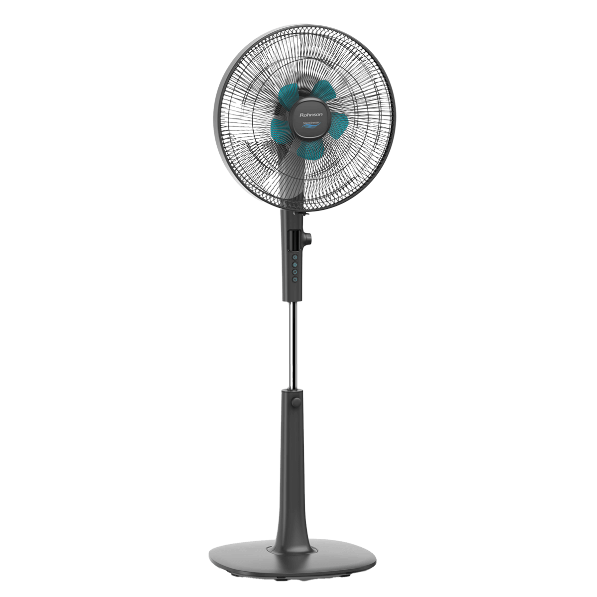 ROHNSON R-8600 Ανεμιστήρας Δαπέδου με Τηλεχειριστήριο 28W Μαύρο - 2