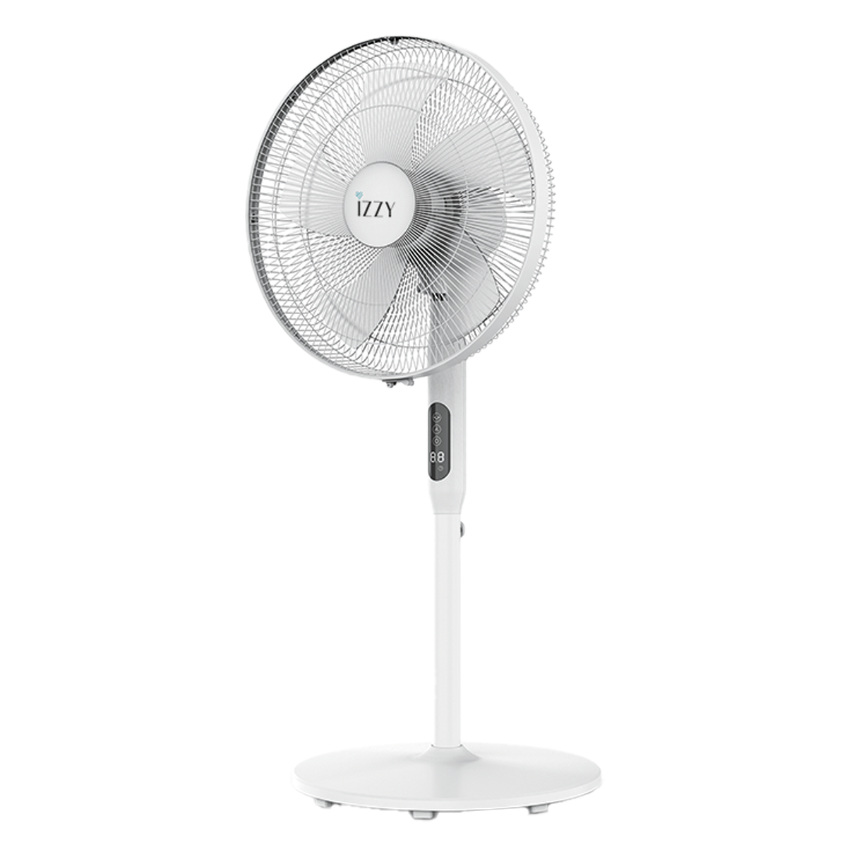 IZZY IZ-9007 Ανεμιστήρας Δαπέδου με Τηλεχειριστήριο 70W Λευκό - 2