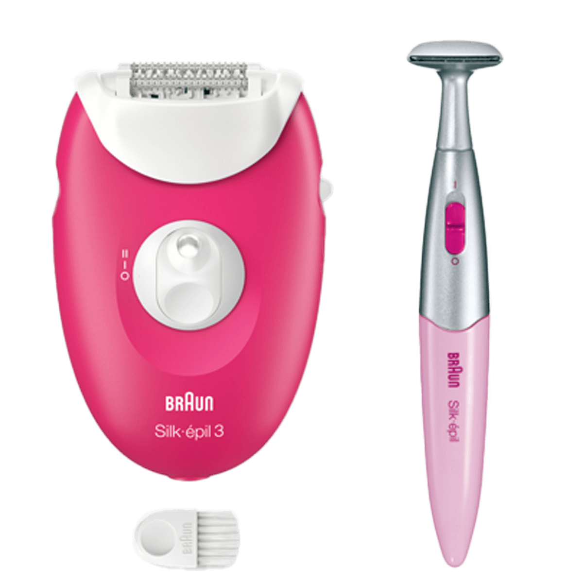 BRAUN 3-202 Silk-epil 3 Αποτριχωτική Μηχανή Ροζ - 2
