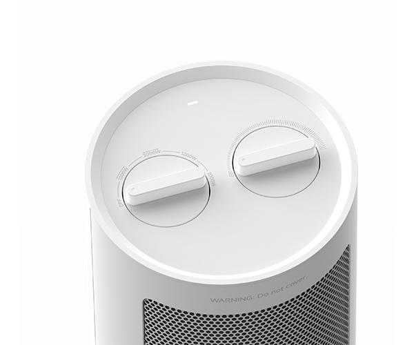 Xiaomi Fan Heater διαθέτει δύο κουμπιά