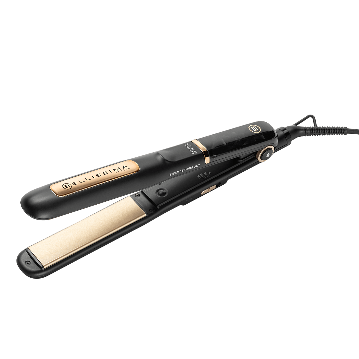 BELLISSIMA Steam Ceramic & Keratin Ισιωτική Μαλλιών Μαύρο - 2
