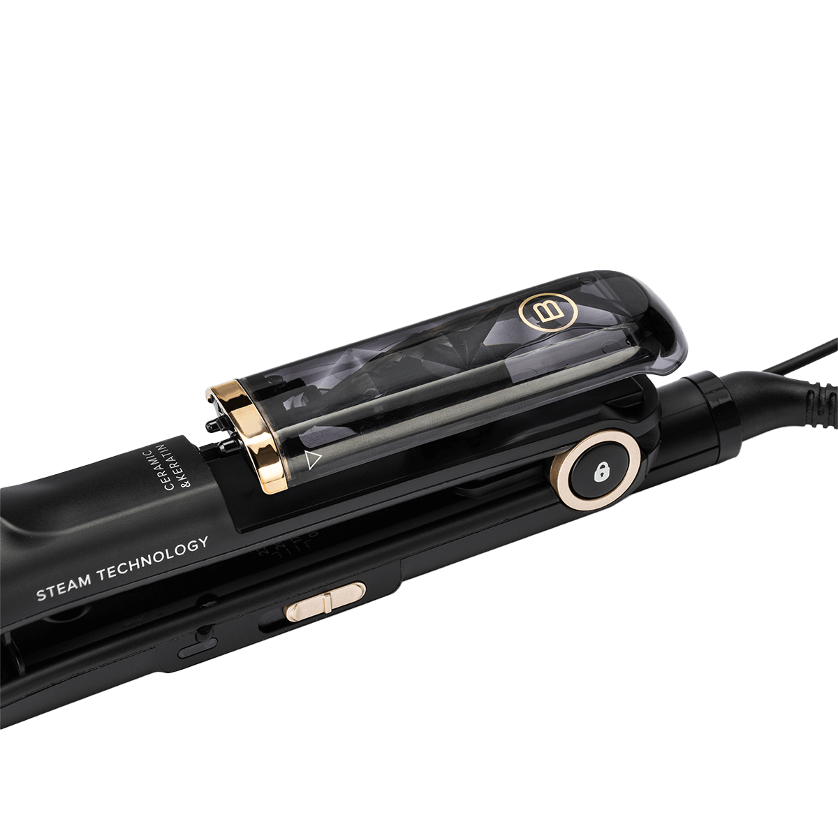 BELLISSIMA Steam Ceramic & Keratin Ισιωτική Μαλλιών Μαύρο - 3