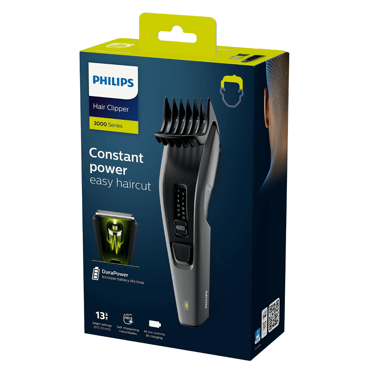 PHILIPS HC3525/15 Series 3000 Κουρευτική Μηχανή Μαύρο - 5
