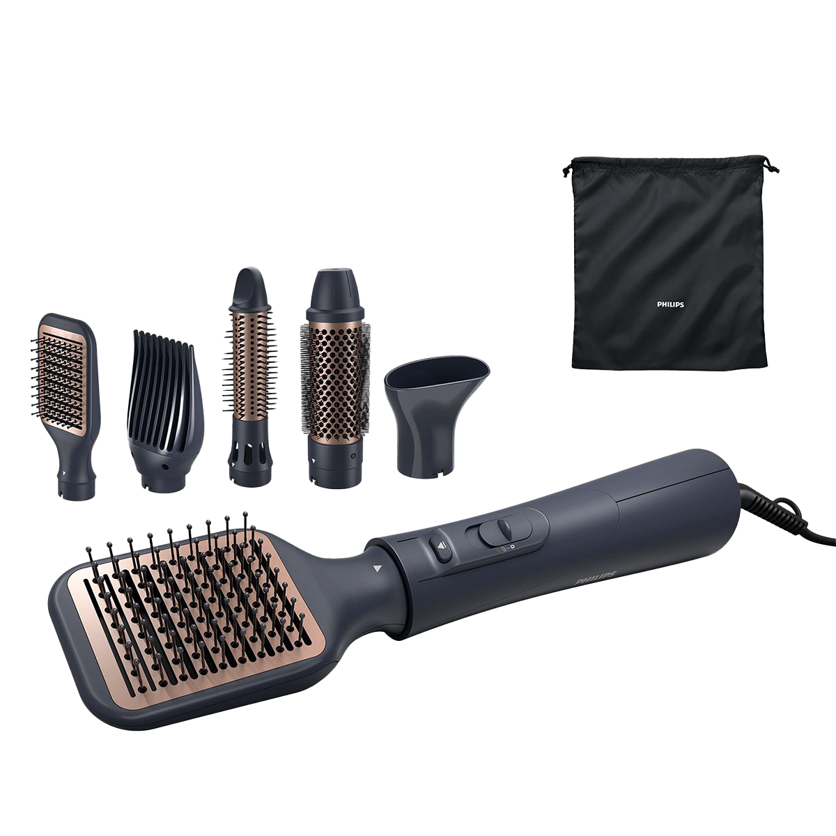 PHILIPS BHA530/ 00 Multi Styler Βούρτσα Μαλλιών Ανθρακί