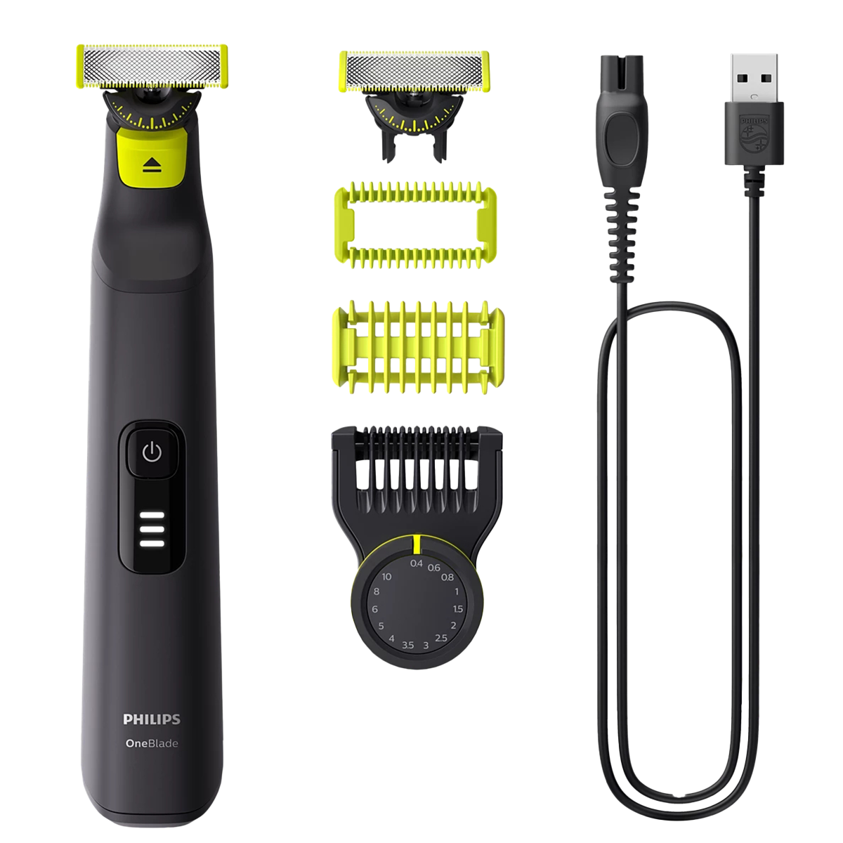 PHILIPS QP6542/15 OneBlade Pro 360 Ξυριστική Μηχανή Μαύρο