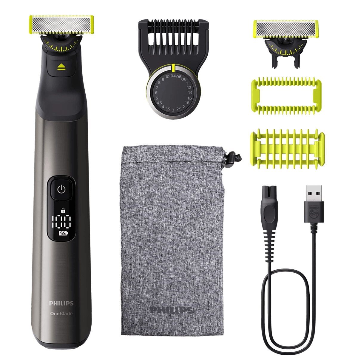 PHILIPS QP6552/15 OneBlade Pro 360 Trimmer Μηχανή Μαύρο
