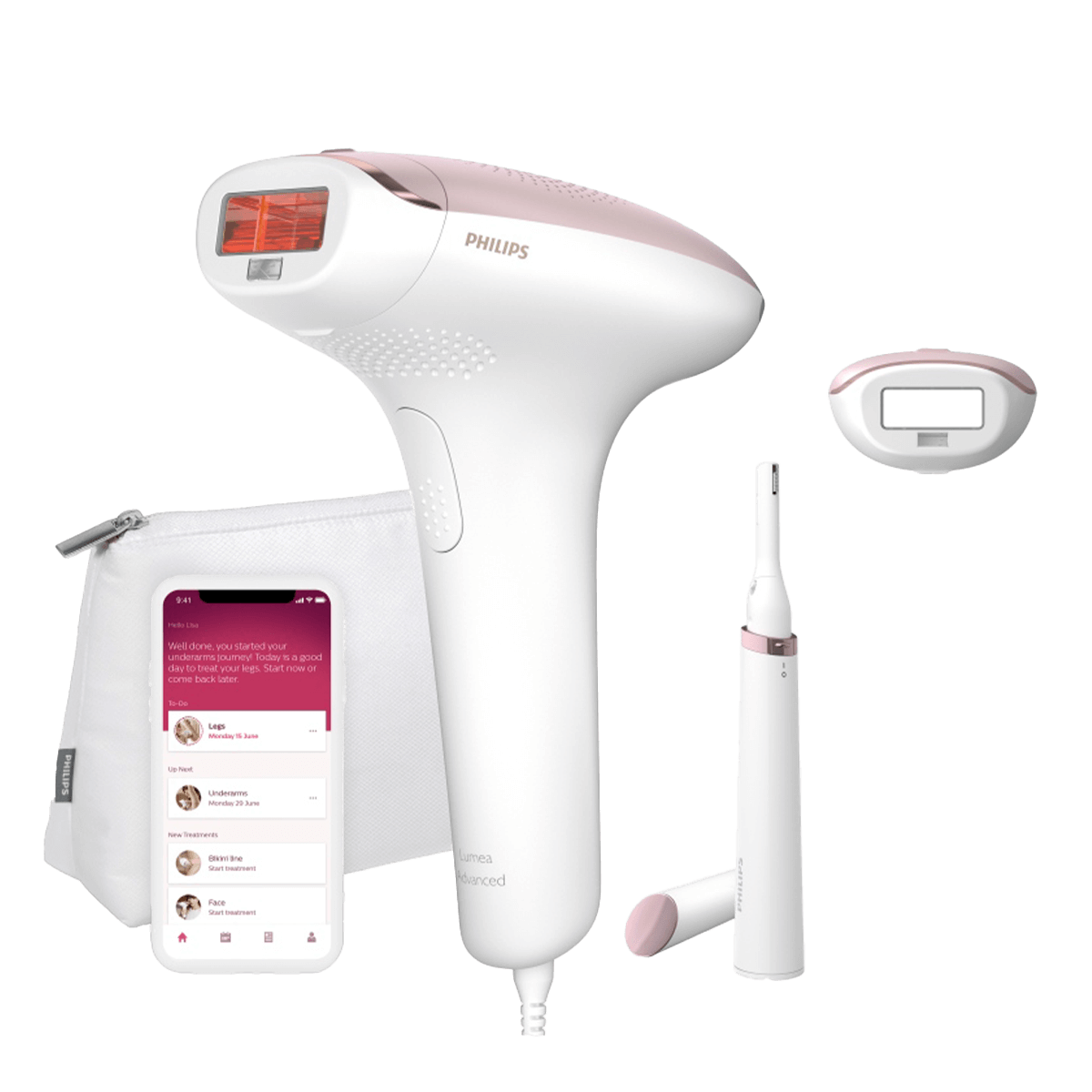 PHILIPS BRI920/00 IPL Series 7000 Αποτριχωτική Μηχανή Λευκό