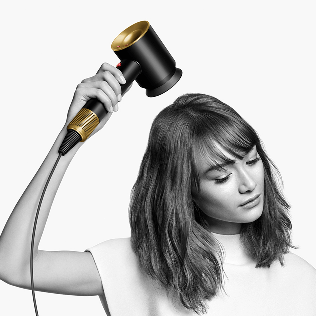 DYSON HD07 Supersonic Σεσουάρ Μαλλιών 1600W Onyx/Gold Gift Pac - 2